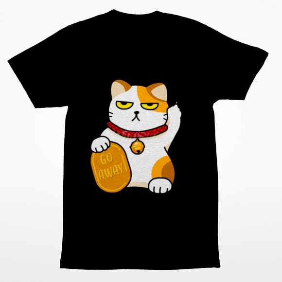 silentvenom Other - Funny Go Away Cat Graphic